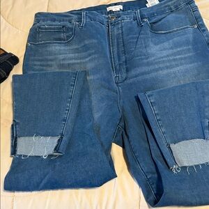 Good American Indigo Denim Pants